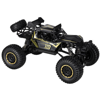 Zdalnie sterowany samochód terenowy 4WD Rock Crawler 1:8 – czarny