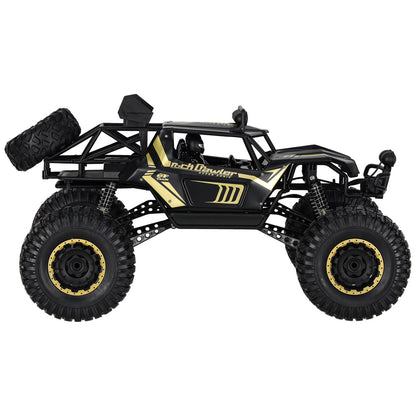 Zdalnie sterowany samochód terenowy 4WD Rock Crawler 1:8 – czarny