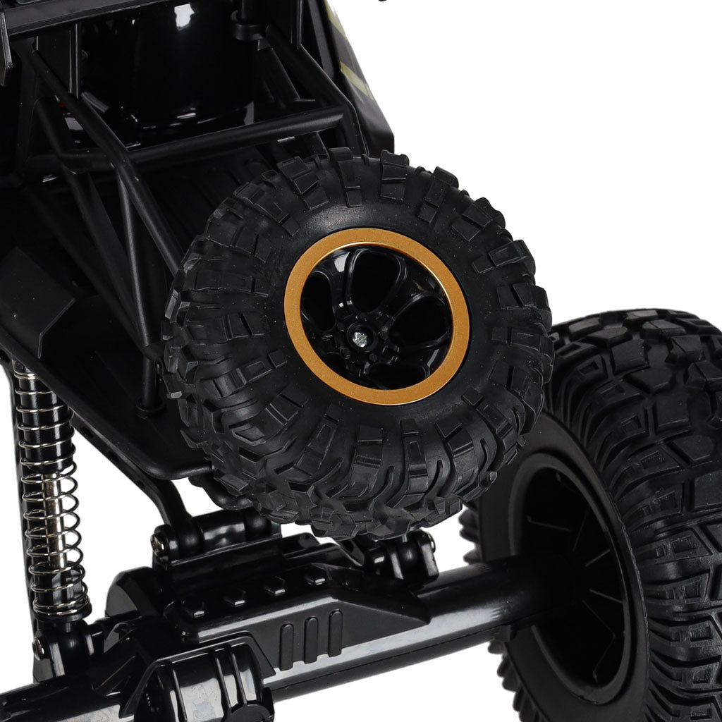 Zdalnie sterowany samochód terenowy 4WD Rock Crawler 1:8 – czarny