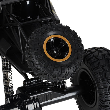 Zdalnie sterowany samochód terenowy 4WD Rock Crawler 1:8 – czarny