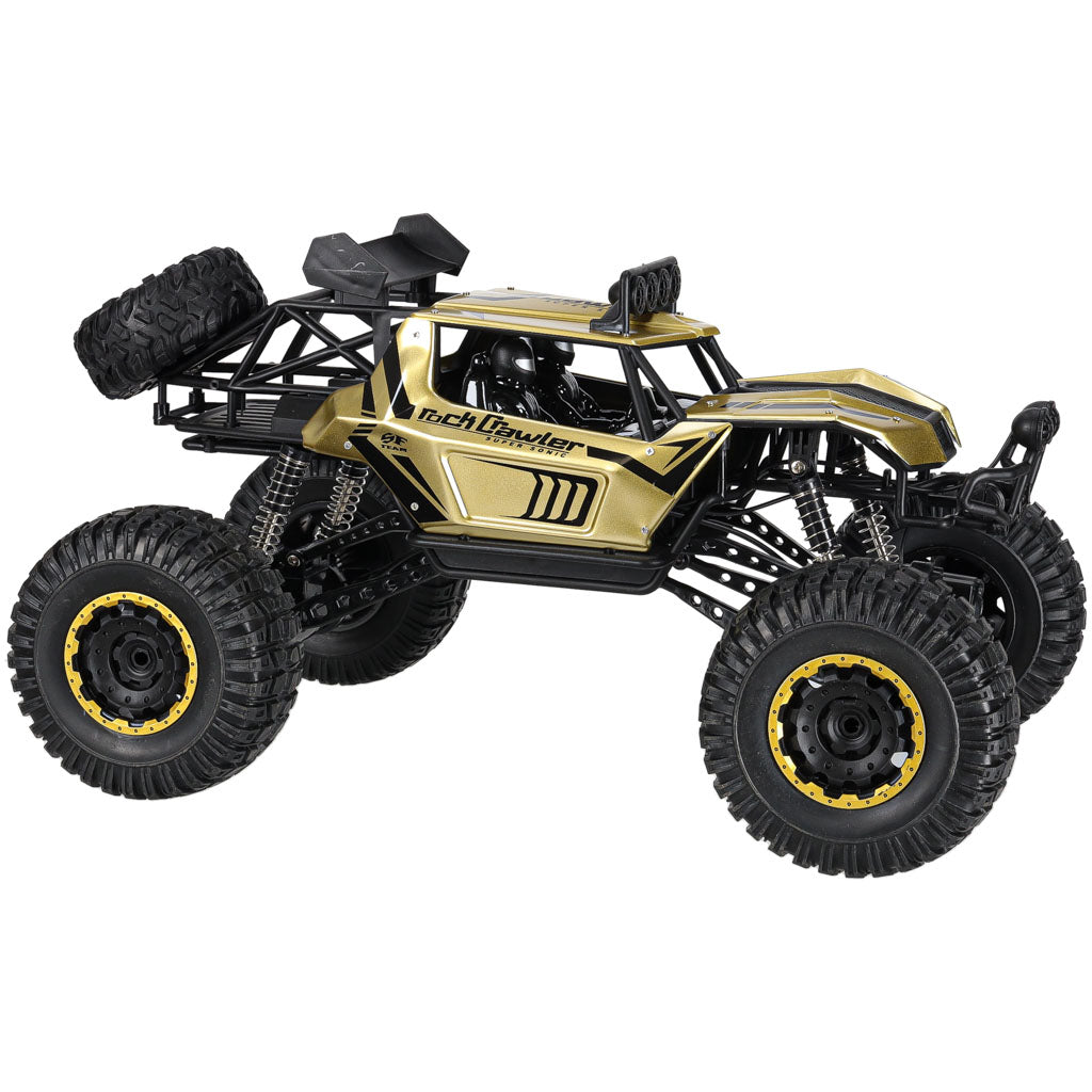 Samochód terenowy zdalnie sterowany 1:8 RC Rock Crawler 4WD – złoty