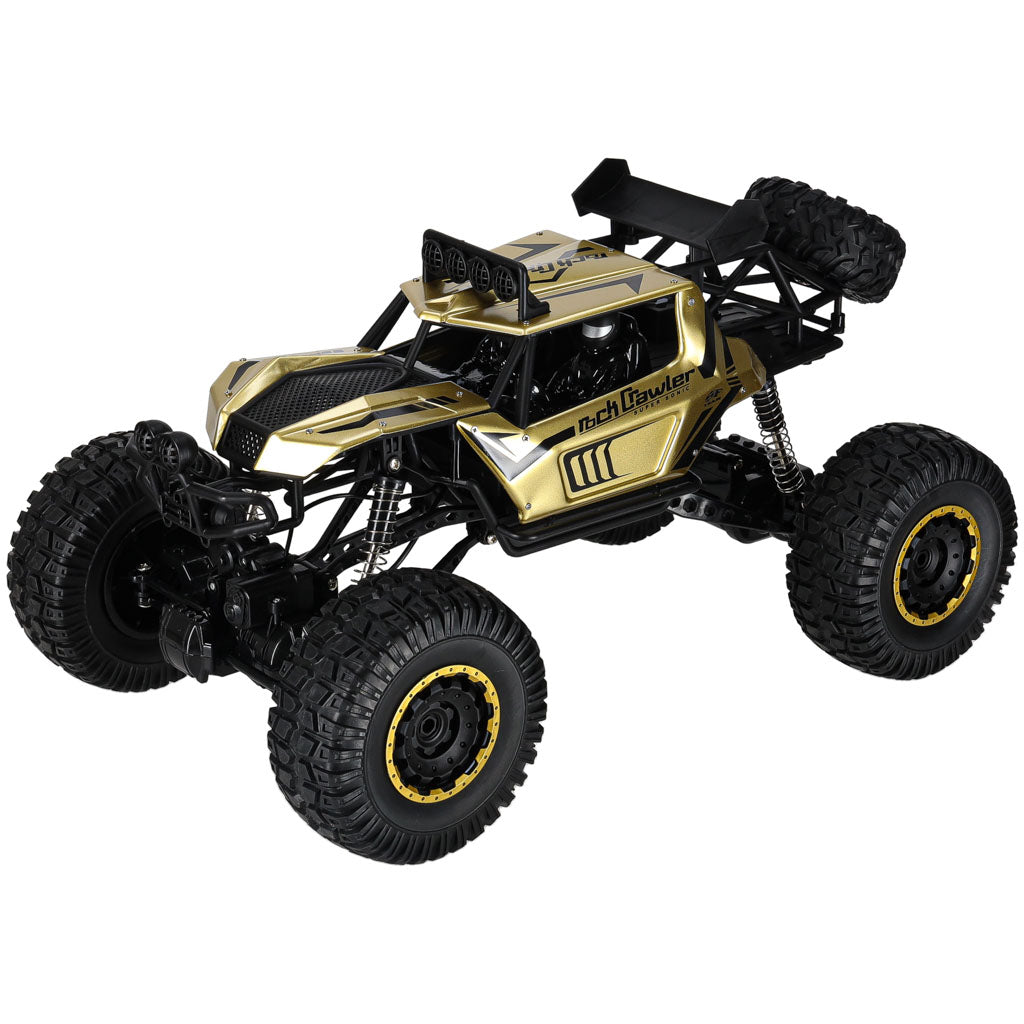 Samochód terenowy zdalnie sterowany 1:8 RC Rock Crawler 4WD – złoty