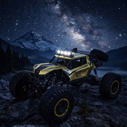 Samochód terenowy zdalnie sterowany 1:8 RC Rock Crawler 4WD – złoty