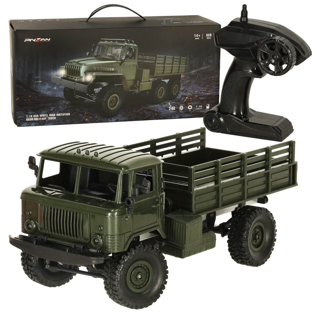 1:16 RC Off-Road Military Truck 4WD with Remote Control