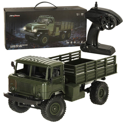 1:16 RC Off-Road Military Truck 4WD with Remote Control