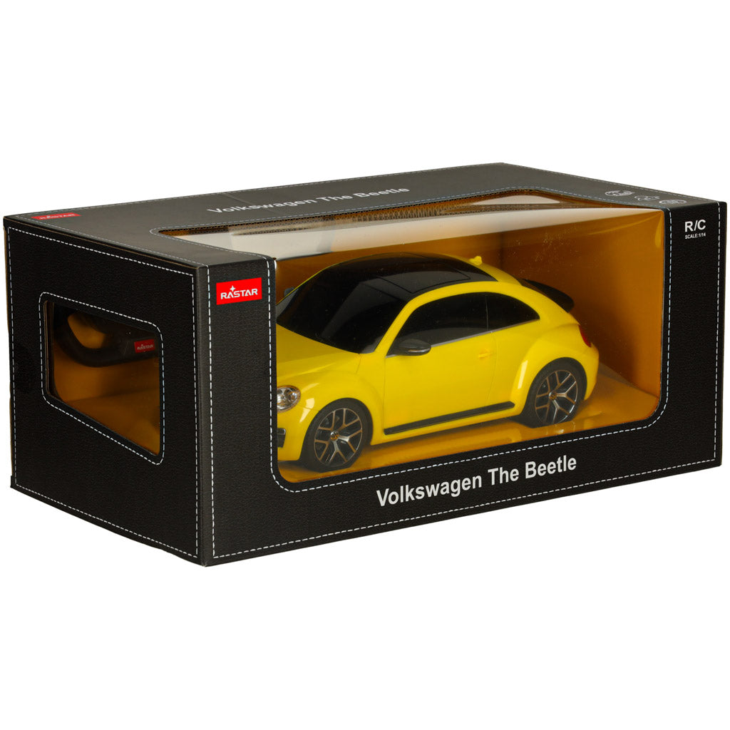 Rastar 78000 RC Volkswagen Beetle 1:14 – żółty samochód zdalnie sterowany