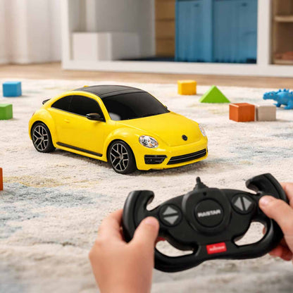 Rastar 78000 RC Volkswagen Beetle 1:14 – żółty samochód zdalnie sterowany