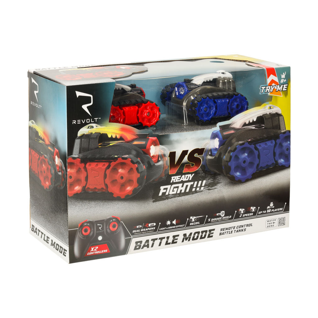 Revolt Battle RC Tank Set – 2 Remote Control Tanks