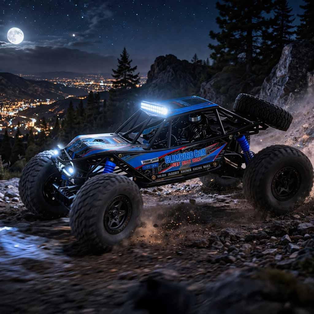 RC Samochód Wspinaczkowy 4x4 Terenowy Monster Truck 48cm Niebieski