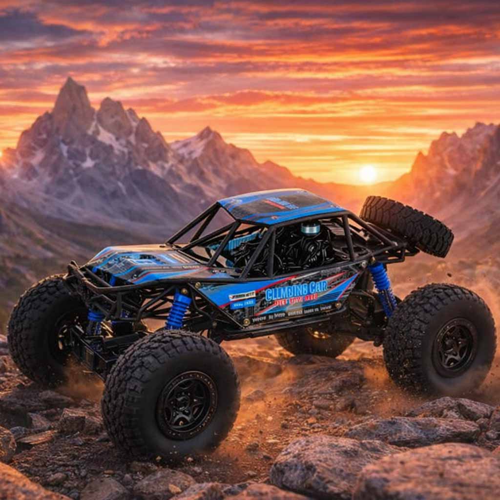 RC Samochód Wspinaczkowy 4x4 Terenowy Monster Truck 48cm Niebieski