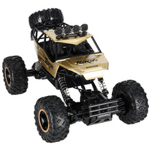 Zdalnie sterowany samochód terenowy 4WD Rock Crawler 1:12 – Metalowy, złoty
