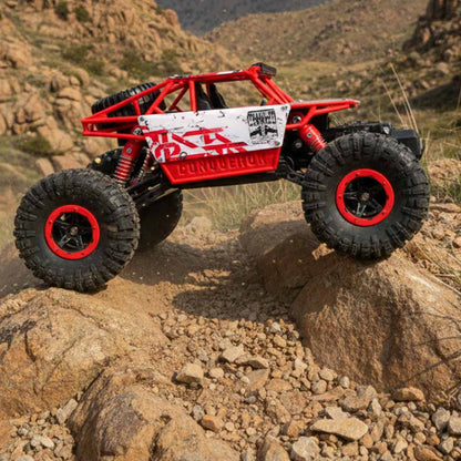 RC Rock Crawler 4WD Remote Control Off-Road Car 1:18 – Red