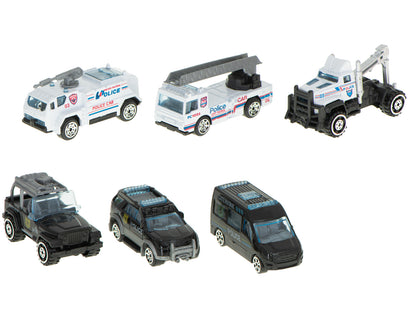 Police Vehicle Transporter Airplane Playset