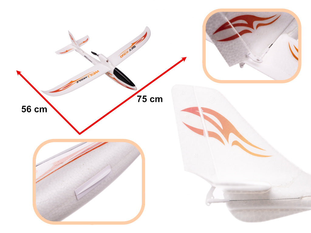 WLtoys F959S RC Szybowiec z żyroskopem – gotowy do lotu