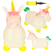 Jumping Unicorn Hopper Ball for Kids 3+ – Inflatable Ride-On