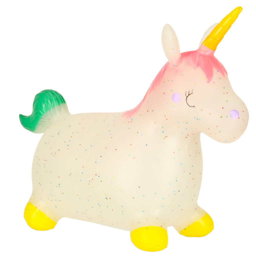Jumping Unicorn Hopper Ball for Kids 3+ – Inflatable Ride-On