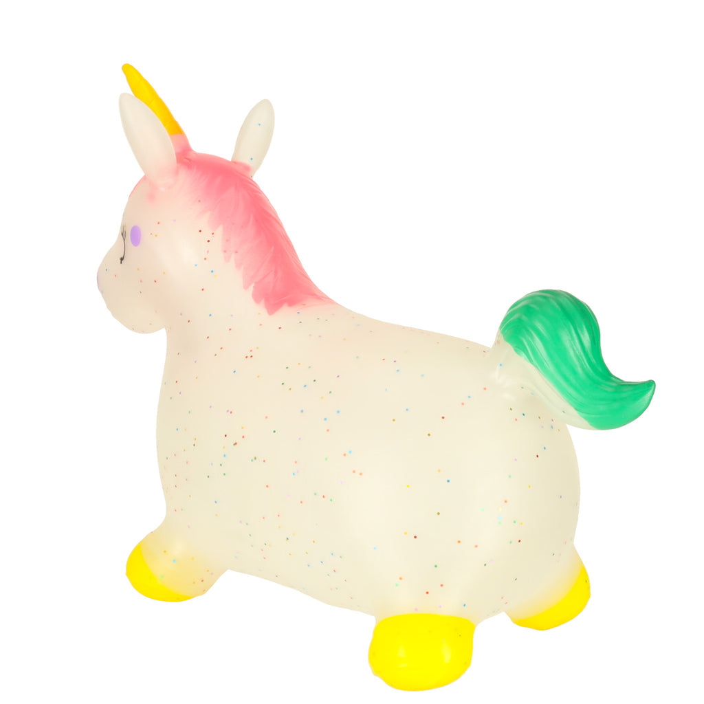 Jumping Unicorn Hopper Ball for Kids 3+ – Inflatable Ride-On
