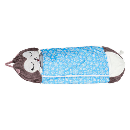 2-in-1 Kids Sleeping Bag with Pillow 125 × 50 cm