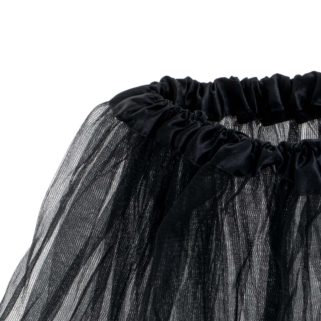 Czarna spódniczka tutu dla dzieci – 3-warstwowa spódniczka baletowa i kostiumowa