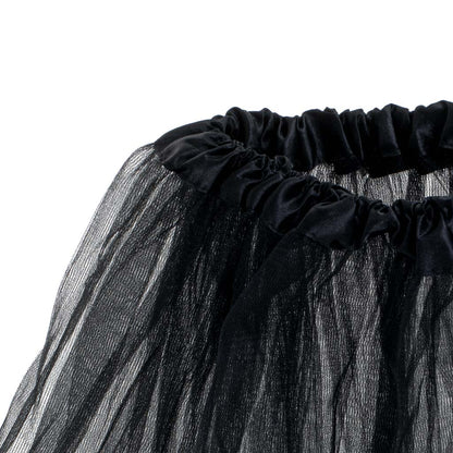 Czarna spódniczka tutu dla dzieci – 3-warstwowa spódniczka baletowa i kostiumowa