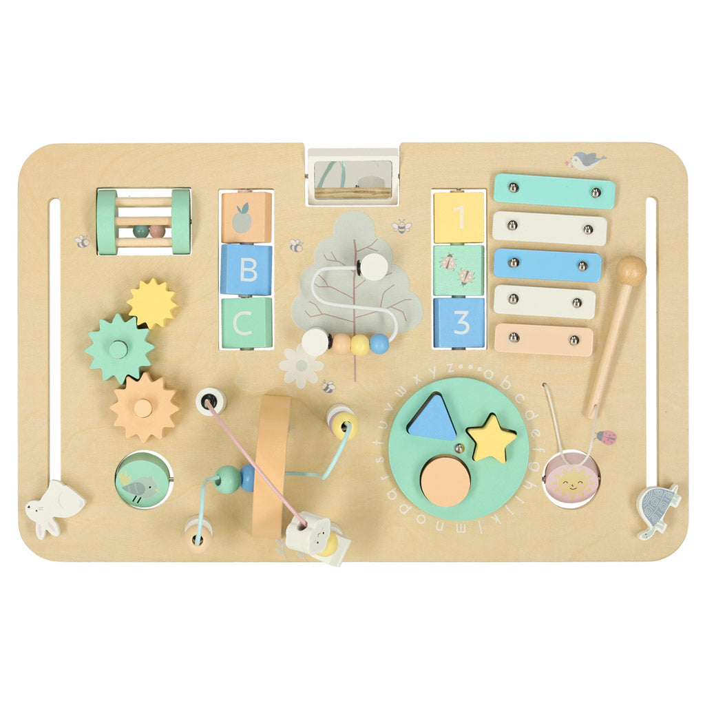 LULILO Ludo 2-in-1 Wooden Activity Table – Mint 3+
