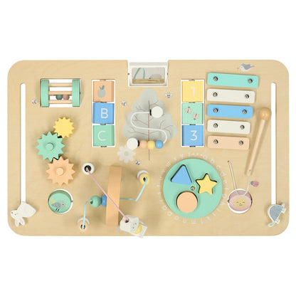 LULILO Ludo 2-in-1 Wooden Activity Table – Mint 3+