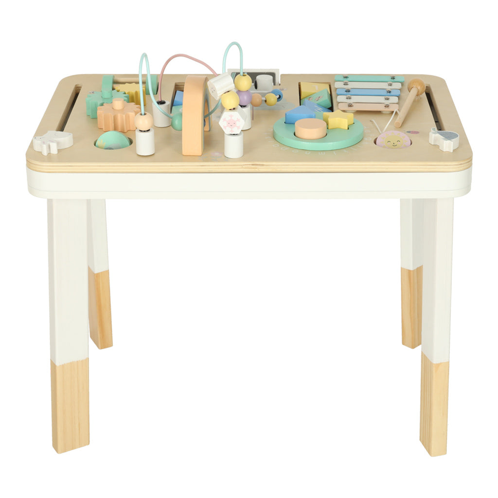 LULILO Ludo 2-in-1 Wooden Activity Table – Mint 3+
