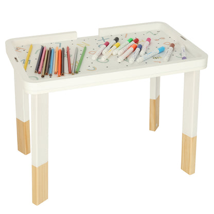 LULILO Ludo 2-in-1 Wooden Activity Table – Mint 3+