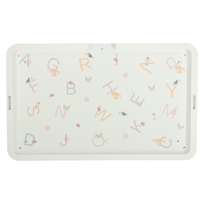 LULILO Drewniany stolik edukacyjny Ludo 2 w 1 – Różowy 3+
