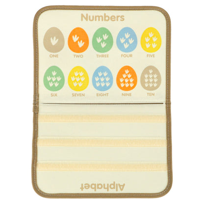 Montessori Dinosaur Busy Board for Kids – Sensory Activity Case