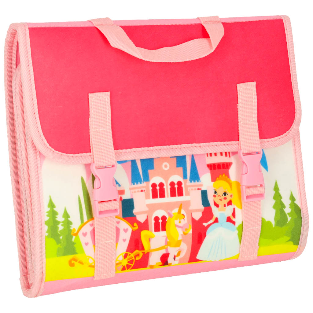 Princess Felt Busy Board Backpack for Kids 3+