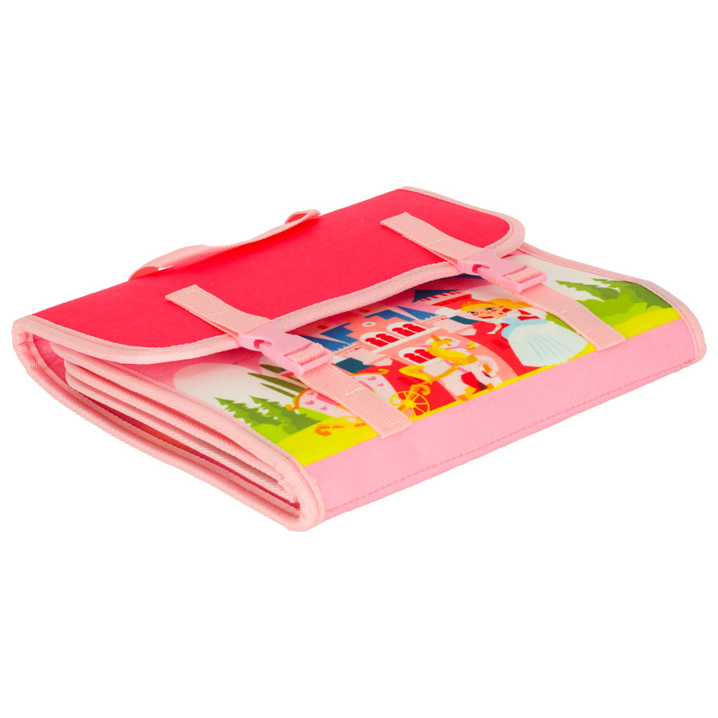 Princess Felt Busy Board Backpack for Kids 3+
