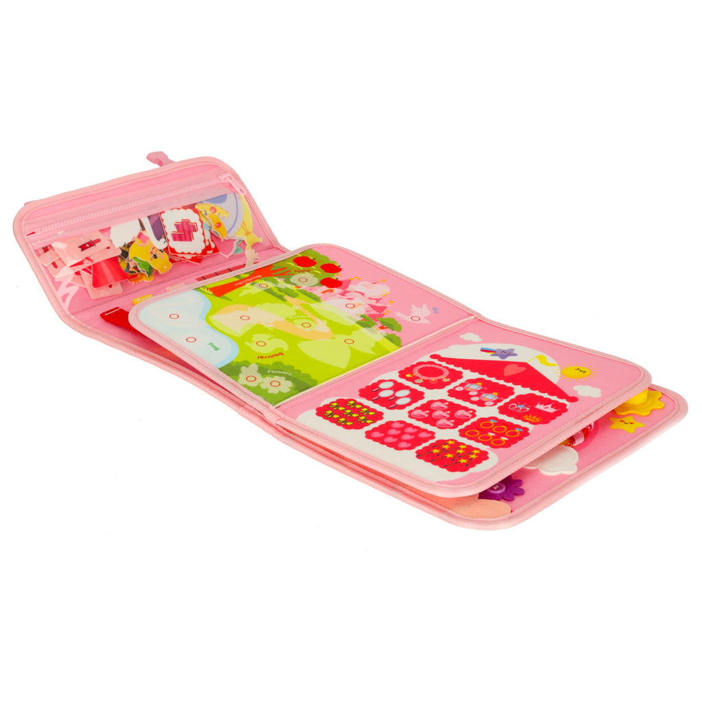 Princess Felt Busy Board Backpack for Kids 3+