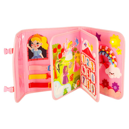 Princess Felt Busy Board Backpack for Kids 3+