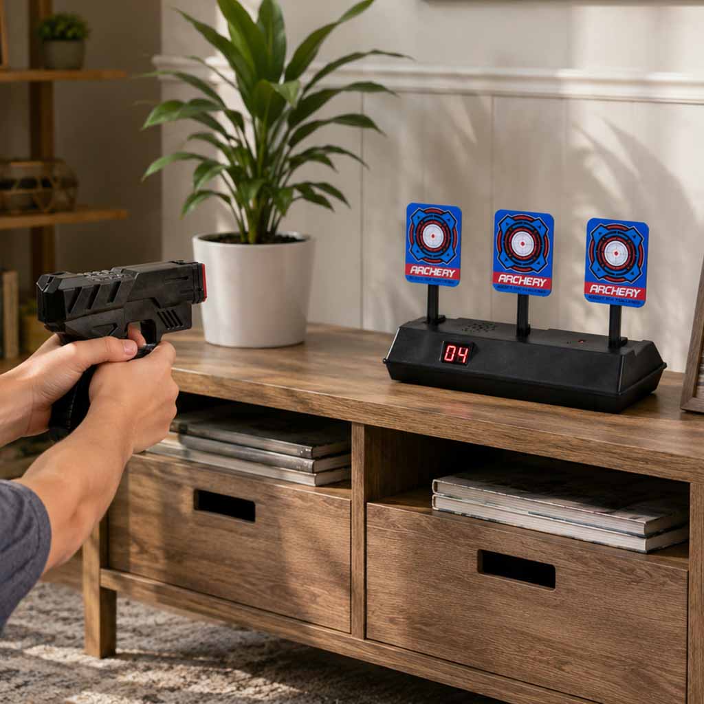 Electronic Shooting Target for Foam Dart Blasters