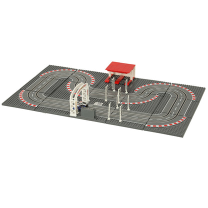 Electric Racing Car Track with 2 Cars & Construction Blocks GD-02