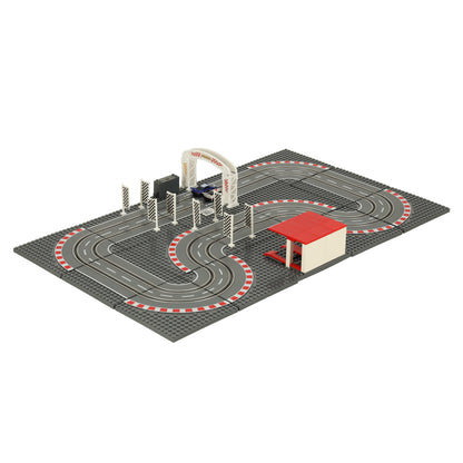 Electric Racing Car Track with 2 Cars & Construction Blocks GD-02
