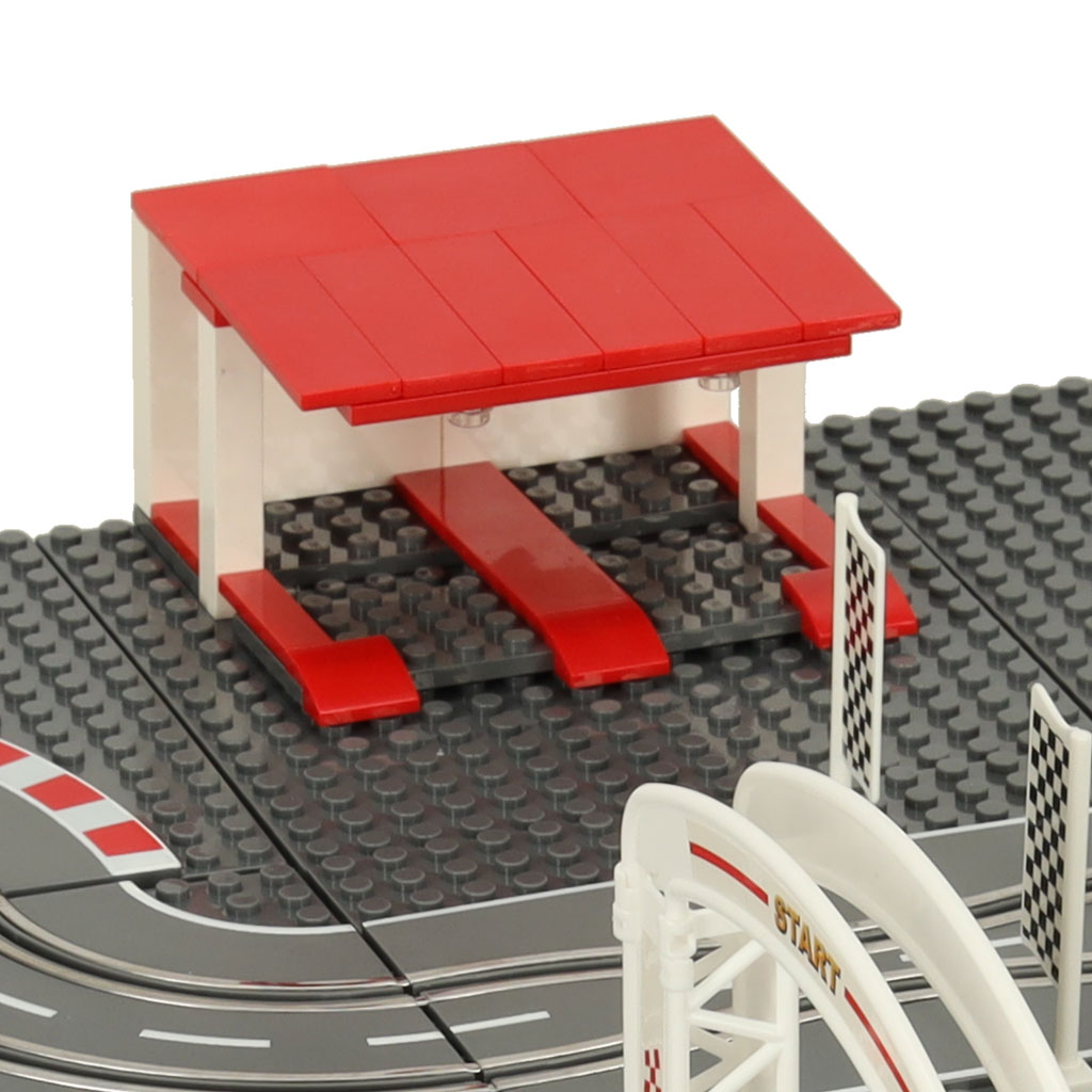Electric Racing Car Track with 2 Cars & Construction Blocks GD-02