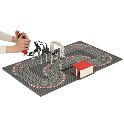 Electric Racing Car Track with 2 Cars & Construction Blocks GD-02