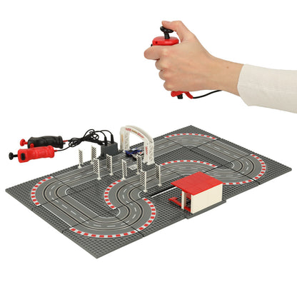 Electric Racing Car Track with 2 Cars & Construction Blocks GD-02
