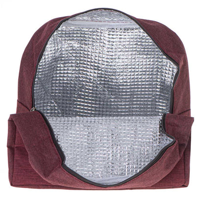 Red Insulated Lunch Bag – Thermal Food & Drink Carrier