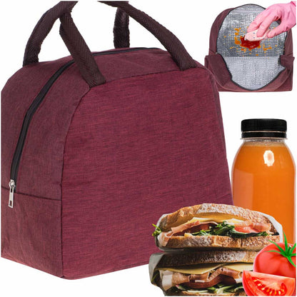 Red Insulated Lunch Bag – Thermal Food & Drink Carrier