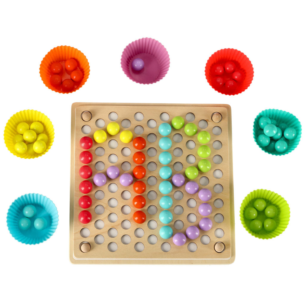 Educational Bead Mosaic Set – 77 Pieces