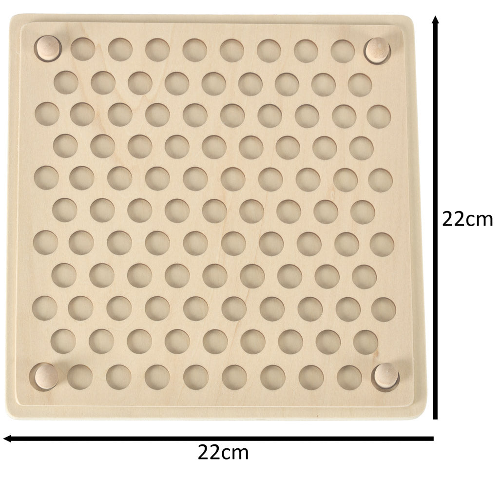 Educational Bead Mosaic Set – 77 Pieces