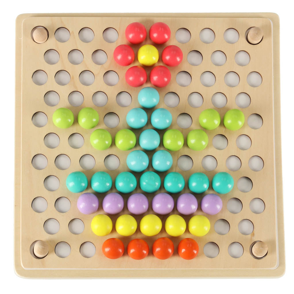 Educational Bead Mosaic Set – 77 Pieces