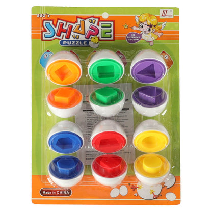 Sorter kształtów jajek STEM dla dzieci