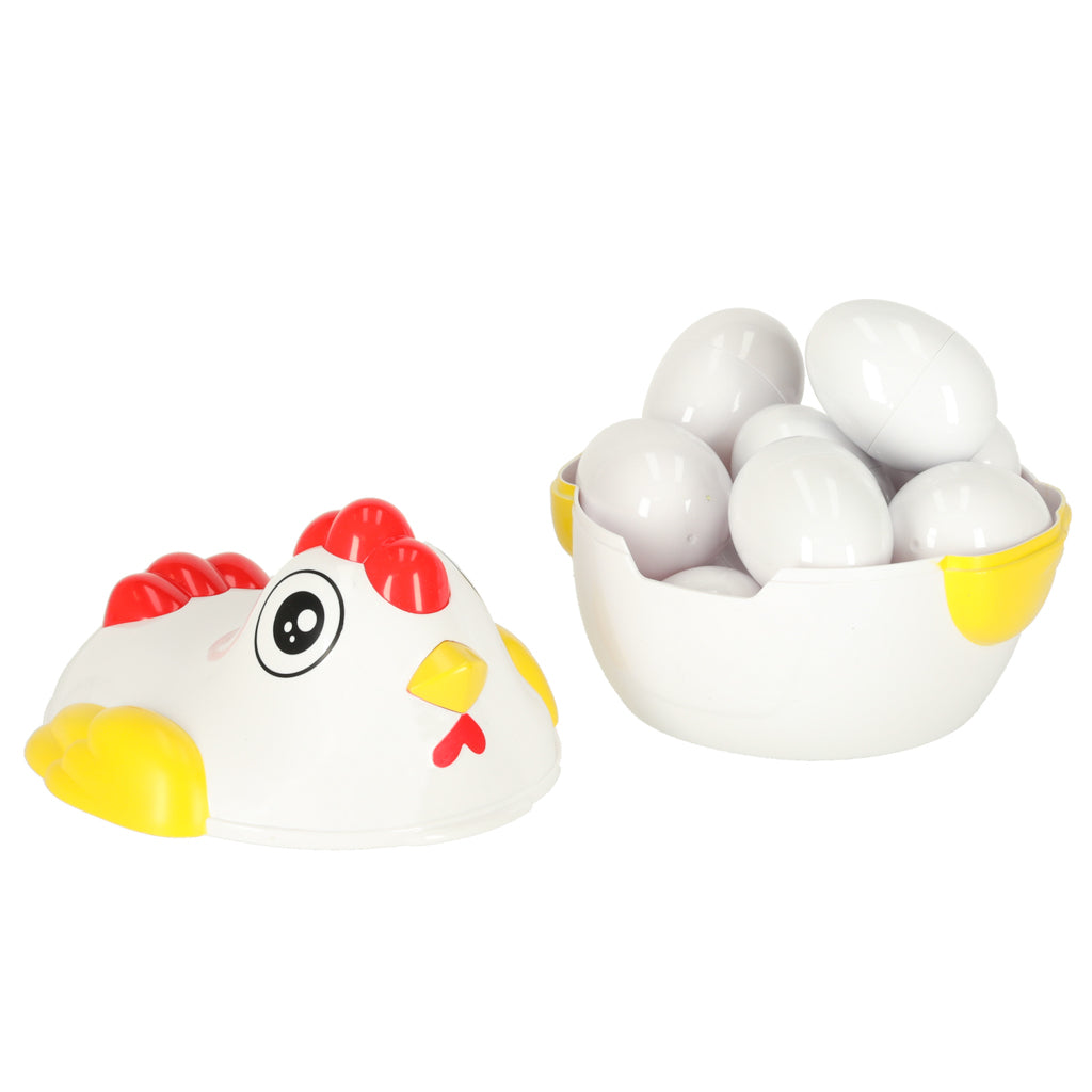 Montessori Egg Puzzle Toy for Toddlers 18M+ – Chicken Shape Sorter