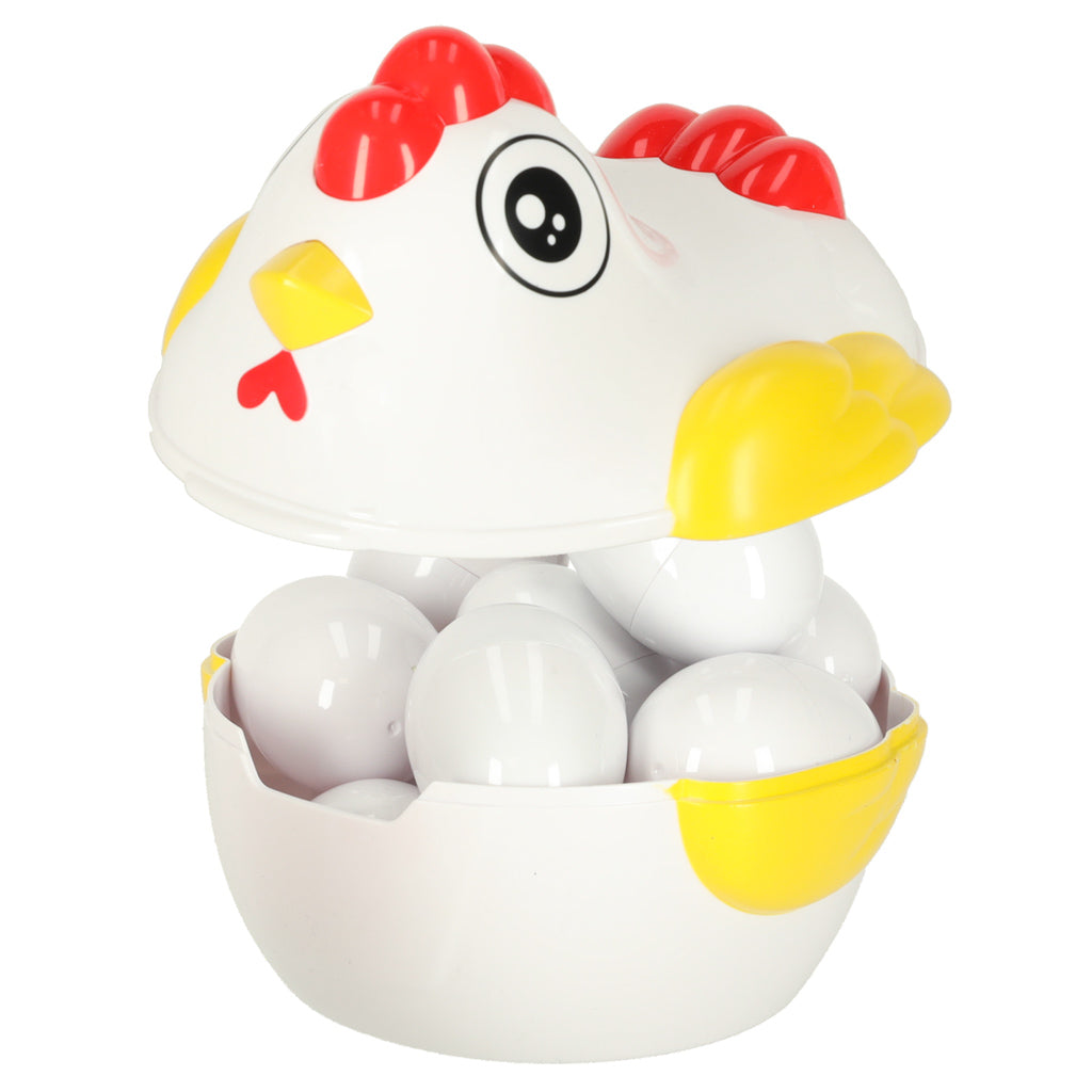 Montessori Egg Puzzle Toy for Toddlers 18M+ – Chicken Shape Sorter
