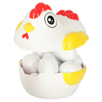 Montessori Egg Puzzle Toy for Toddlers 18M+ – Chicken Shape Sorter