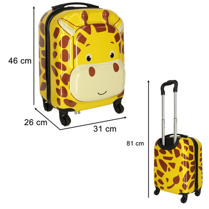 Kids Giraffe Travel Suitcase 23.5L – Cabin Carry-On